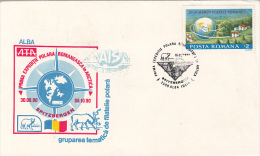 FIRST ROMANIAN ARCTIC EXPEDITION, SPITZBERGEN, POLAR BEAR, REINDEER, SPECIAL COVER, 1990, ROMANIA - Spedizioni Artiche