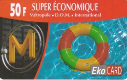 TARJETA DE REUNION DE 50 FRANCS DE EKO CARD (OUTREMER) - Reunion