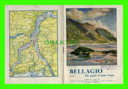 LIVRE - BOOK - BELLAGIO, THE PEARL OF LAKE COMO - 20 PAGES - - Europe