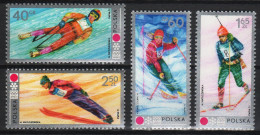 Poland 1972. Olimpic Games, Sapporo Set MNH (**) - Unused Stamps