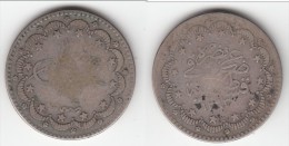 **** TURQUIE - TURKEY - 5 KURUSH AH1293 ABDUL HAMID II - ARGENT - SILVER **** EN ACHAT IMMEDIAT !!! - Türkei