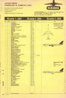 CATALOGO LISTINO PREZZI - SCHABAK - 1990 - Airplanes & Helicopters