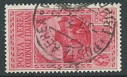 1932 EMISSIONI GENERALI POSTA AEREA USATO GARIBALDI 50 CENT - U24-7 - General Issues