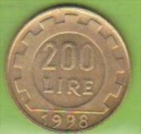 1998 Italia - 200 L  (circolata) - 200 Liras