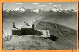 FAG-05  Restaurant BElla-Lui. Weisshorn,Rothorn Gabelhorn Cervin Dt Blance. Cachet Crans-Montana 1951 - Crans-Montana