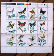 BIELORUSSIE Papillons,insectes, Grenouille, Oiseaux, Ours....neuf Sans Charniere ** (MNH) Bloc émis En 1999 - Mariposas