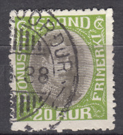 Iceland Island Ijsland Porto 1920 Mi#38 Used - Oficiales