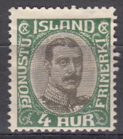 Iceland Island Ijsland Porto 1920 Mi#34 Mint Hinged - Service