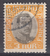 Iceland Island Ijsland Porto 1920 Mi#33 Used - Dienstzegels
