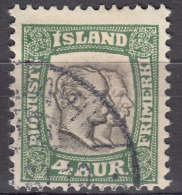 Iceland Island Ijsland Porto 1907 Mi#25 Used - Dienstzegels