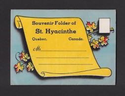 ST HYACINTHE - QUÉBEC - ST HYACINTHE - POCHETTE SOUVENIR DÉPLIANTE - SOUVENIR FOLDER - 16  PHOTOS - St. Hyacinthe