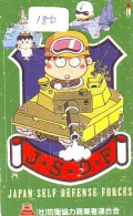 Télécarte JAPON * WAR TANK (180) MILITAIRY LEGER ARMEE PANZER Char De Guerre * KRIEG * JAPAN Phonecard Army - Armée