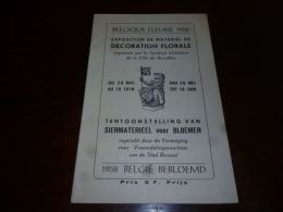 CB10 LC146 Expo 58 Folder Belgique Fleurie Pub Wolf Eternit - Timetables