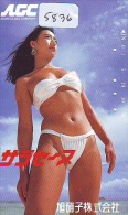 Télécarte Japon EROTIQUE (5836) * EROTIC * Japan * ACTRESS * TK * BIKINI  GIRL * BATHCLOTHES * FEMME * SEXY LADY - Mode