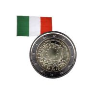 2 Euros Commémorative Italie 30 Ans Drapeau Européen 2015 - Monaco