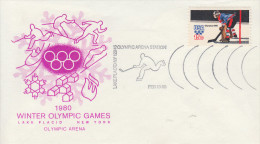 Enveloppe  FDC  1er  Jour   U.S.A    Jeux   Olympiques   LAKE  PLACID    1980 - Invierno 1980: Lake Placid