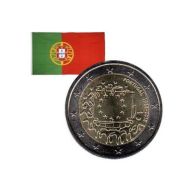 2 Euros Commémorative Portugal 30 Ans Drapeau Européen 2015 - Sonstige & Ohne Zuordnung