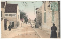 95 - MERIEL - La Grande Rue - Bourdier 33 - 1905 - Meriel