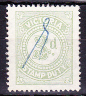 REVENUE / FISCAUX - VICTORIA . STAMP DUTY - 3. D - Steuermarken