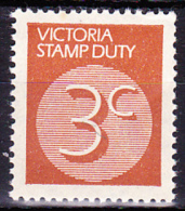 REVENUE / FISCAUX - VICTORIA . STAMP DUTY - 3. C - Revenue Stamps