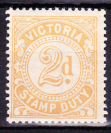 REVENUE / FISCAUX - VICTORIA . STAMP DUTY - 2. D - Revenue Stamps