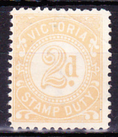 REVENUE / FISCAUX - VICTORIA . STAMP DUTY - 2. D - Steuermarken