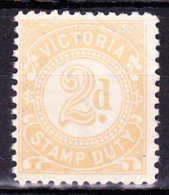 REVENUE / FISCAUX - VICTORIA . STAMP DUTY - 2. D - Revenue Stamps