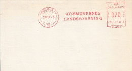 EMA DANEMARK DANMARK DENEMARK KOBENHAVN KOMMUNERNES LANDSFORENING 1973 - Macchine Per Obliterare (EMA)