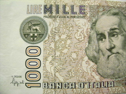 BANCONOTA LIRE 1000 MARCO POLO 1982 SERIE SOSTITUTIVA XF- A CONESRVAZIONE  SPLENDIDA +++++ - 1 000 Liras