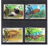 DEL1269 UNO NEW YORK 1995 MICHL 681/84 SAZ GEFÄHRTERTE ARTEN Used / Gestempelt - Used Stamps