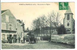 ROISSY EN FRANCE - Rue De Paris Et L'Eglise - Roissy En France