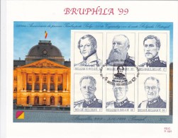 BRUPHILA   BELGISCHE KONINGEN     ROI BELGES - 1991-2000