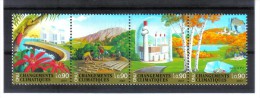 DEL1362 UNO  NEW YORK 2001   MICHL NR.  884/87 Viererstreifen  ** Postfrisch - Unused Stamps