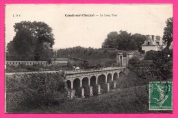 Condé Sur L'Escaut - Le Long Pont - Passage D'une Calèche Sur Le Pont - Animée - J.D.V. - 1912 - Par Bayeux - Conde Sur Escaut
