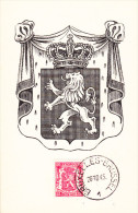Carte Maximum BELGIQUE N°Yvert 423 (ARMOIRIES) Obl 1945 - 1934-1951