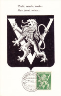 Carte Maximum BELGIQUE N°Yvert 675 (VICTOIRE - LIBERATION) Obl Sp 1945 - 1934-1951