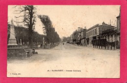 79 DEUX-SEVRES ST-MAIXENT,  Avenue Gambetta, 1912,  (J. Nauche) - Saint Maixent L'Ecole