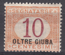 Italy Colonies Oltre Giuba Porto 1925 Sassone#2 Mint Hinged - Oltre Giuba