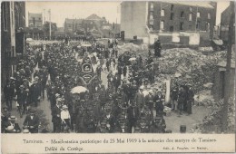 Tamines   -   Manifestation  -   1923  Naar  Nivelles - Sambreville