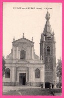 Condé Sur L´Escaut - L'Église - Vieilles Voitures - Animée - Édition L. TOMEZAK - 1929 - Conde Sur Escaut