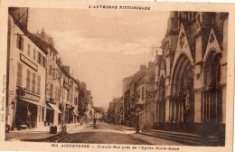 AIGUEPERSE GRANDE-RUE PRES DE L'EGLISE NOTRE-DAME COMMERCE (CASINO) - Aigueperse