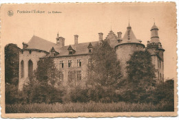 CPA BELGIQUE FONTAINE L'EVEQUE LE CHATEAU JOLI PLAN - Fontaine-l'Eveque