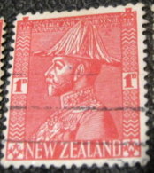 New Zealand 1926 King George V In Uniform 1d - Used - Usati