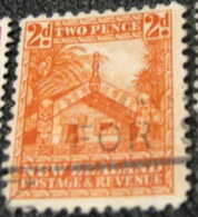 New Zealand 1935 Maori House 2d - Used - Used Stamps