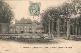 ENVIRONS DE LYONS LA FORET CHATEAU DE FLEURY LA FORET - Lyons-la-Forêt