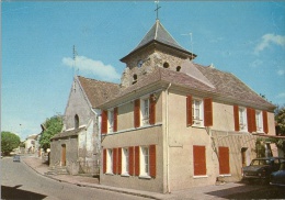 Y44  / DEPT 91 CPSM DENTELLE 1960 MORSANG SUR ORGE L´EGLISE / VOITURES - Morsang Sur Orge