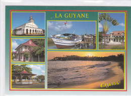 GUYANE - CAYENNE  AVEC SON ANCIEN PALIS DES GOUVERNEURS ET LE PLAGE  DES AMANDIERS - Cayenne