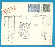 768+771 Op Brief Aangetekend Met Stempel MOORSELE (VK) - 1948 Export