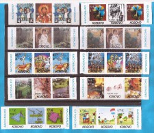 2000-2007  EUROPA CEPT KOSOVO SERBIAN PART  STAMPS - LUX  COMPLETE COLLECTION  SELTEN  MNH - Colecciones