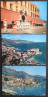 3 Cartes Postales - Monaco - Port / Palais / Panoramique - 1970 ? - Verzamelingen